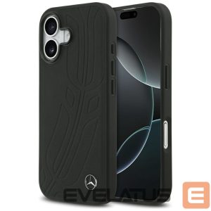 Другие товары Mercedes-Benz  Mercedes Leather Large Laurel Leave MagSafe Case for iPhone 17 - Black 