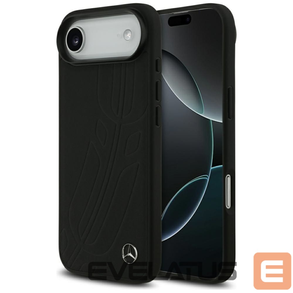 Другие товары Mercedes-Benz Mercedes Leather Large Laurel Leave MagSafe case for iPhone Air - black