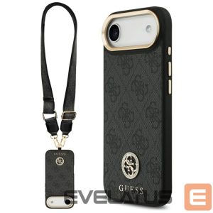 Другие товары Guess  Guess 4G Strass Logo & Big Strap Metal Buttons MagSafe Case for iPhone Air - Black 