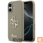 Другие товары Guess  Guess Silicone Big 4G Script Case for iPhone 17 - Brown 