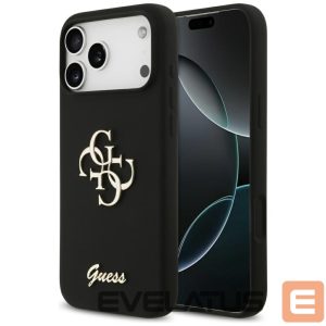Другие товары Guess  Guess Silicone Big 4G Script Case for iPhone 17 Pro Max - Black 
