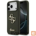 Другие товары Guess  Guess Silicone Big 4G Script Case for iPhone 17 Pro Max - Green 
