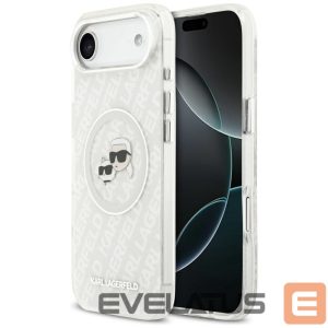 Другие товары Karl Lagerfeld  Karl Lagerfeld IML Glitter Karl&Choupette Heads Logo MagSafe Case for iPhone Air - Gray 