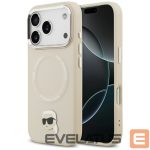 Другие товары Karl Lagerfeld  Karl Lagerfeld Karl Pin MagSafe Case for iPhone 17 Pro Max - Beige 