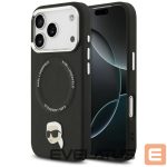 Другие товары Karl Lagerfeld  Karl Lagerfeld Karl Pin MagSafe Case for iPhone 17 Pro Max - Black 