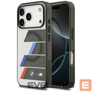 Другие товары BMW  BMW M IML Metal Buttons Tricolor Lines MagSafe Case for iPhone 17 Pro - Gray 