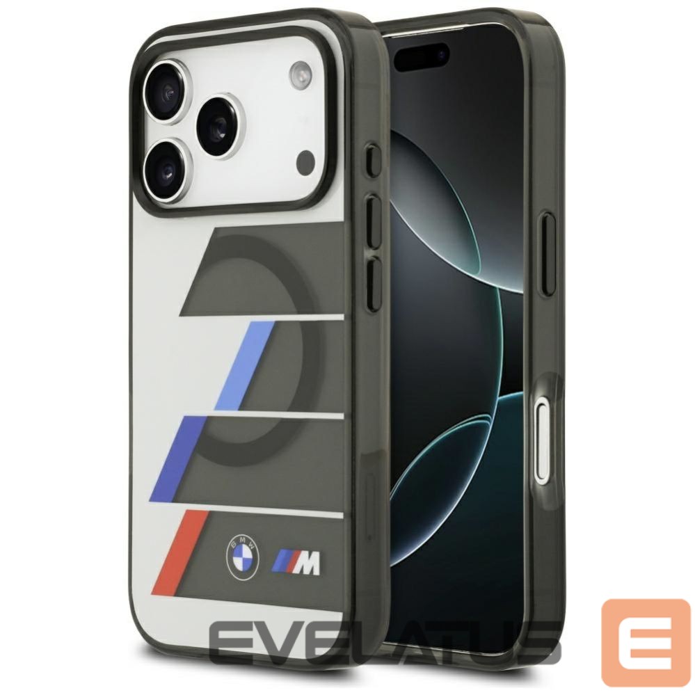 Другие товары BMW BMW M IML Metal Buttons Tricolor Lines MagSafe Case for iPhone 17 Pro - Gray
