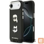 Другие товары Karl Lagerfeld  Karl Lagerfeld FW Grained Karl & Choupette Heads Pins & Logo iPhone Air Case - Black 
