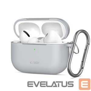 Другие товары Tech-Protect  Tech-Protect Silicone Hook Case for AirPods Pro - Gray 