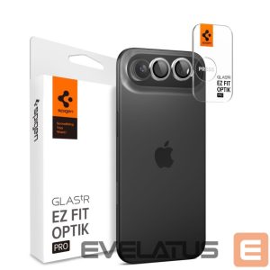 Другие товары Spigen  Spigen Optik Pro GLAS.TR ”EZ FIT” Camera Cover 2-pack for iPhone Air - Silver 