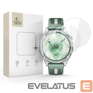 Другие товары Tech-Protect  Tech-Protect Glass Fit+ 2-pack tempered glass for Huawei Watch GT 6 46mm - transparent 