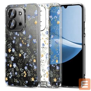 Другие товары Tech-Protect  Tech-Protect FlexAir Case for Xiaomi Redmi 15C 173mm / Poco 85C 173mm - Daisies with Leaves 