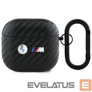 Другие товары BMW  BMW Carbon Double Metal Logo Case for AirPods 4 - Black 
