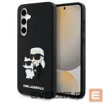 Другие товары Karl Lagerfeld  Karl Lagerfeld 3D Rubber Karl&Choupette Case for Samsung Galaxy S24 FE - Black 