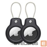 Другие товары Tech-Protect  Tech-Protect Rough Vein 2-pack case for Apple AirTag - black 