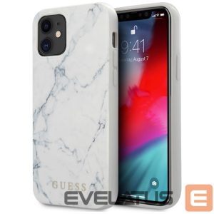 Другие товары Guess  Guess Marble Case for iPhone 12 mini 5.4" - White 
