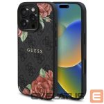 Другие товары Guess  Guess GUHMP16LP4ROPEMCK iPhone 16 Pro 6.3" black/black hardcase 4G Flowers Print MagSafe 