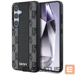 Другие товары DKNY  DKNY Leather Checkered Pattern MagSafe Case for Samsung Galaxy S25 Black 