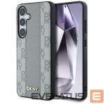 Другие товары DKNY  DKNY Leather Checkered Pattern MagSafe case for Samsung Galaxy S25 taupe 