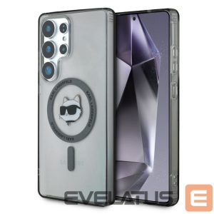 Другие товары Karl Lagerfeld  Karl Lagerfeld Button Choupette Head Printed Logo MagSafe Samsung Galaxy S25 Ultra case black 