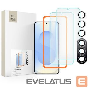 Другие товары Tech-Protect  Tech-Protect Supreme Set for Samsung Galaxy S25+ 2x tempered glass for display / tempered glass for camera - transparent 