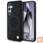 Другие товары BMW  BMW Leather Half Textured MagSafe Case for Samsung Galaxy S25 - Black 