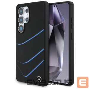 Другие товары Mercedes-Benz  Mercedes Silicone Contrasted Curves MagSafe Case for Samsung Galaxy S25 Ultra - Black 