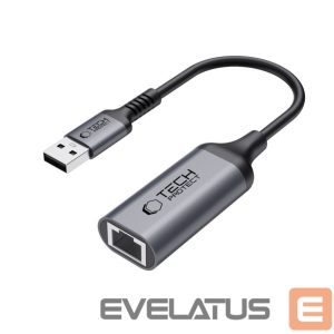 Другие товары Tech-Protect  Tech-Protect UltraBoost USB-A 3.0 / Ethernet RJ45 1000Mbps Adapter - Black 