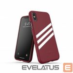 Другие товары Adidas  Adidas OR Molded PU Suede case for iPhone X / XS - burgundy 