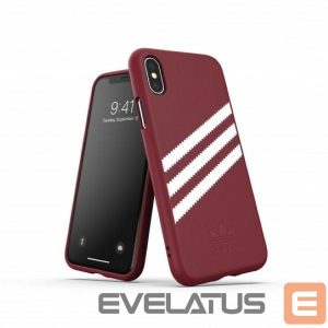 Другие товары Adidas  Adidas OR Molded PU Suede case for iPhone X / XS - burgundy 
