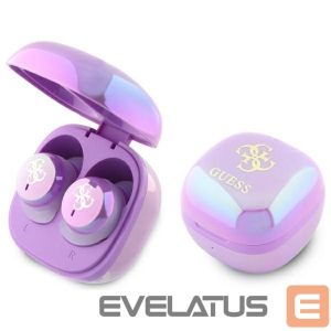 Другие товары Guess  Guess 4G Printed Logo Bluetooth TWS Headphones + Docking Station - Purple 