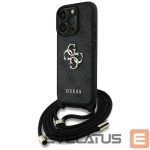 Другие товары Guess  Guess 4G Big Logo Cord Stap Crossbody Case for iPhone 16 Pro Black 