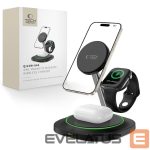 Другие товары Tech-Protect  Tech-Protect QI15W-A46 3in1 Magnetic MagSafe Inductive Charger - Black 