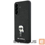 Другие товары Karl Lagerfeld  Karl Lagerfeld Fixed Glitter Ikonik Logo Metal Pin Case for Samsung Galaxy A56 - Black 