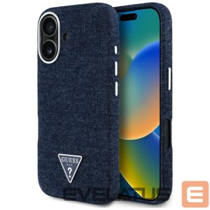 Другие товары Guess  Guess Denim Triangle Logo MagSafe iPhone 16 Case - Blue 