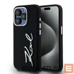 Другие товары Karl Lagerfeld  Karl Lagerfeld Silicone Metal Script Logo iPhone 15 Pro Max Case - Black 