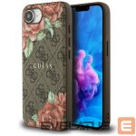 Другие товары Guess  Guess 4G Flowers Print MagSafe case for iPhone 16e - brown 