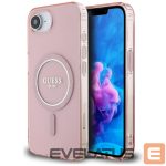 Другие товары Guess  Guess IML Glitter Circle MagSafe case for iPhone 16e - pink 