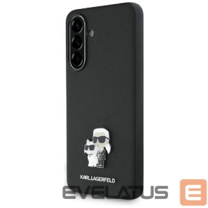 Другие товары Karl Lagerfeld  Karl Lagerfeld Saffiano Case w/ K&C Metal Logo for Samsung Galaxy A56 - Black 