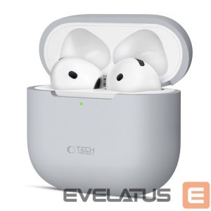 Другие товары Tech-Protect  Tech-Protect Silicone Case for Apple AirPods 4 - Gray 