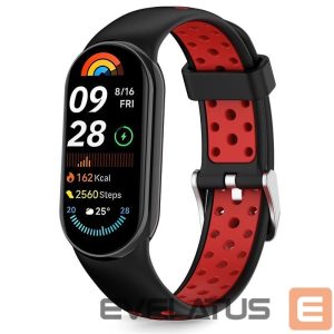 Другие товары Tech-Protect  Tech-Protect IconBand Air Strap for Xiaomi Smart Band 8 / 9 / 10 / NFC - Black and Red 