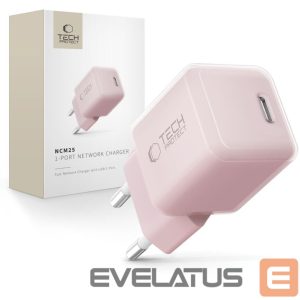 Другие товары Tech-Protect  Tech-Protect NCM25 USB-C PD 25W Wall Charger - Pink 