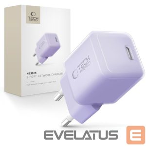 Другие товары Tech-Protect  Tech-Protect NCM25 USB-C PD 25W Wall Charger - Purple 