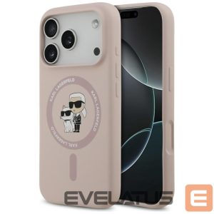 Другие товары Karl Lagerfeld  Karl Lagerfeld Silicone Karl&Choupette Ring MagSafe Case for iPhone 17 Pro - Pink 