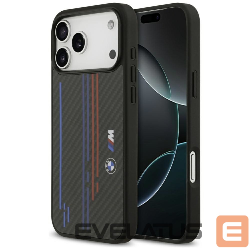 Другие товары BMW BMW M Kevlar Lines & Logo MagSafe Case for iPhone 17 Pro Max - Black