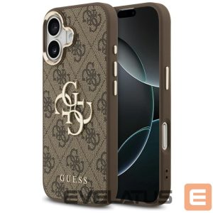Другие товары Guess  Guess 4G Big 4G Classic Logo Case for iPhone 17 - Brown and Gold 