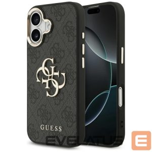 Другие товары Guess  Guess 4G Big 4G Classic Logo Case for iPhone 17 - Black and Gold 