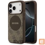 Другие товары Guess  Guess 4G Circle Classic Logo MagSafe case for iPhone 17 Pro - brown 