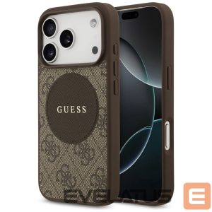 Другие товары Guess  Guess 4G Circle Classic Logo MagSafe case for iPhone 17 Pro - brown 