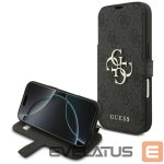 Другие товары Guess  Guess Book 4G Metal Logo Case for iPhone 17 Pro - Black 
